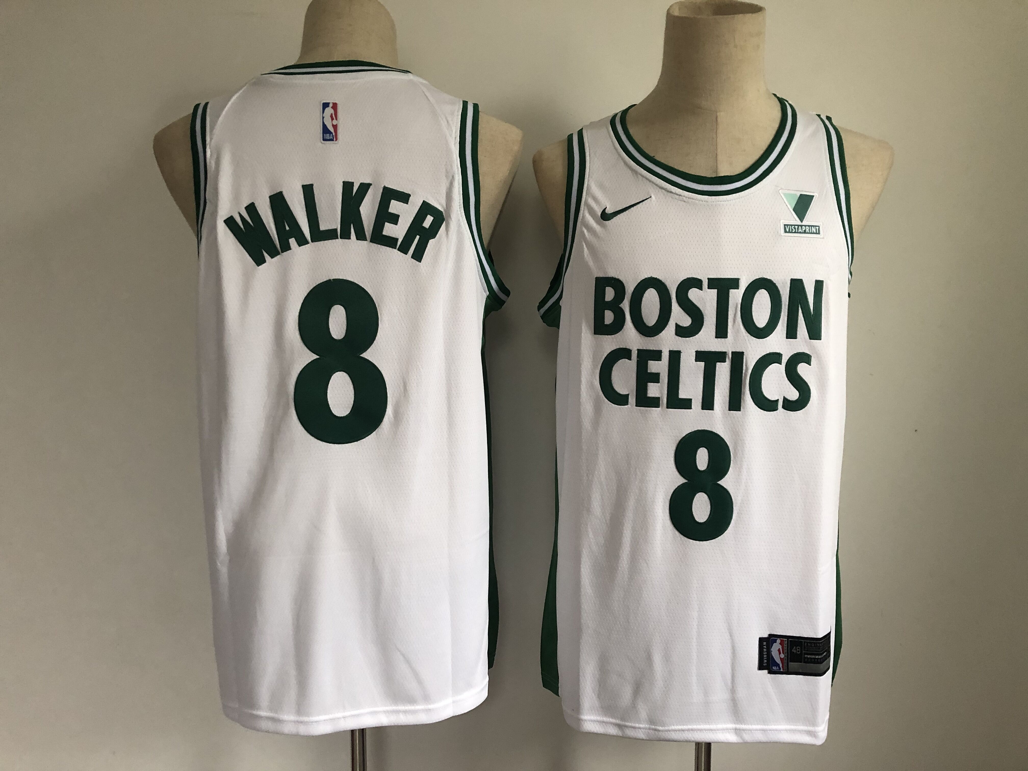 Men Boston Celtics 8 Walker White Nike City Edition NBA Jerseys